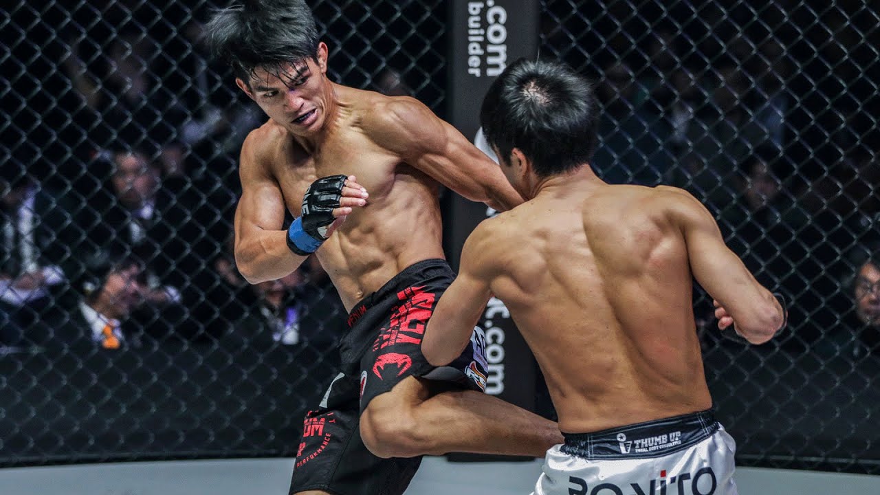 FLYWEIGHT FIREFIGHT đ„đ± Danny Kingad vs. Senzo Ikeda Full Fight background