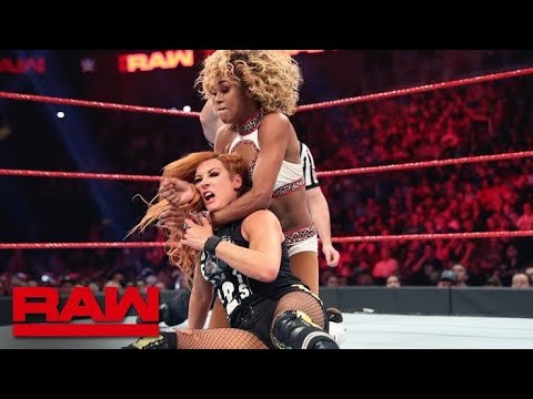 Becky Lynch vs. Alicia Fox: Raw, Apr. 22, 2019 background