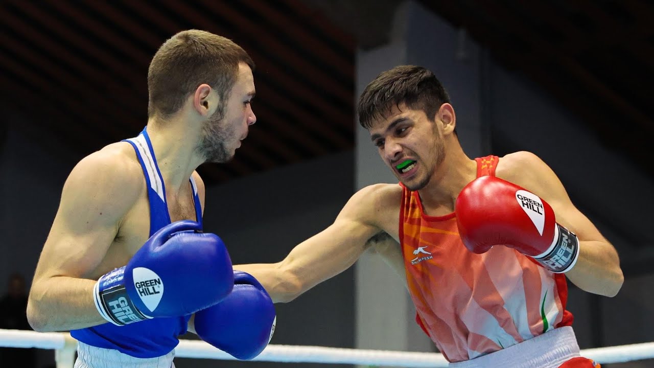 Sachin Siwach (IND) vs. Yasen Radev (BUL) Strandja Tournament 2023 SF’s (54kg) background