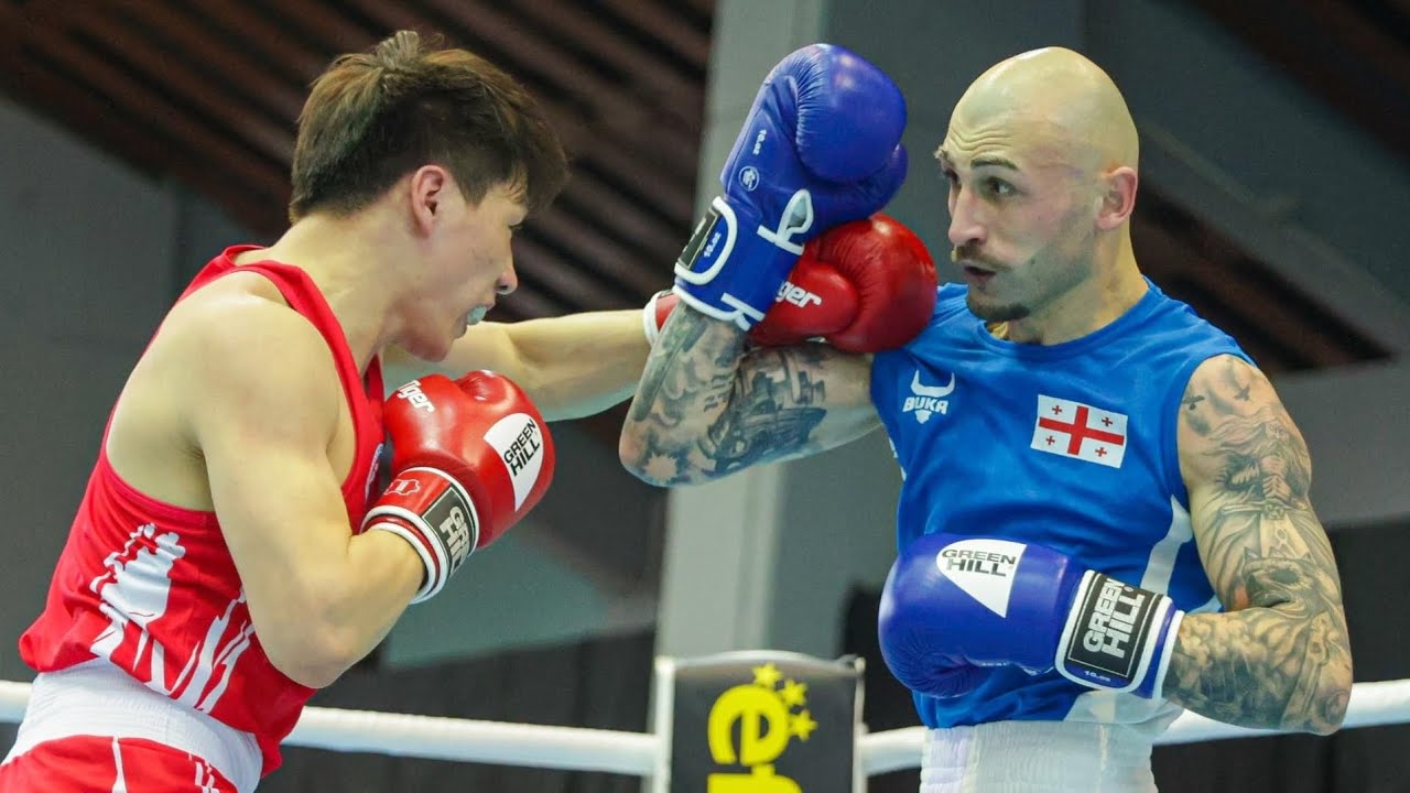 Lasha Guruli (GEO) vs. Misheelt Battumur (MGL) Strandja Tournament 2024 QF's (67kg) background