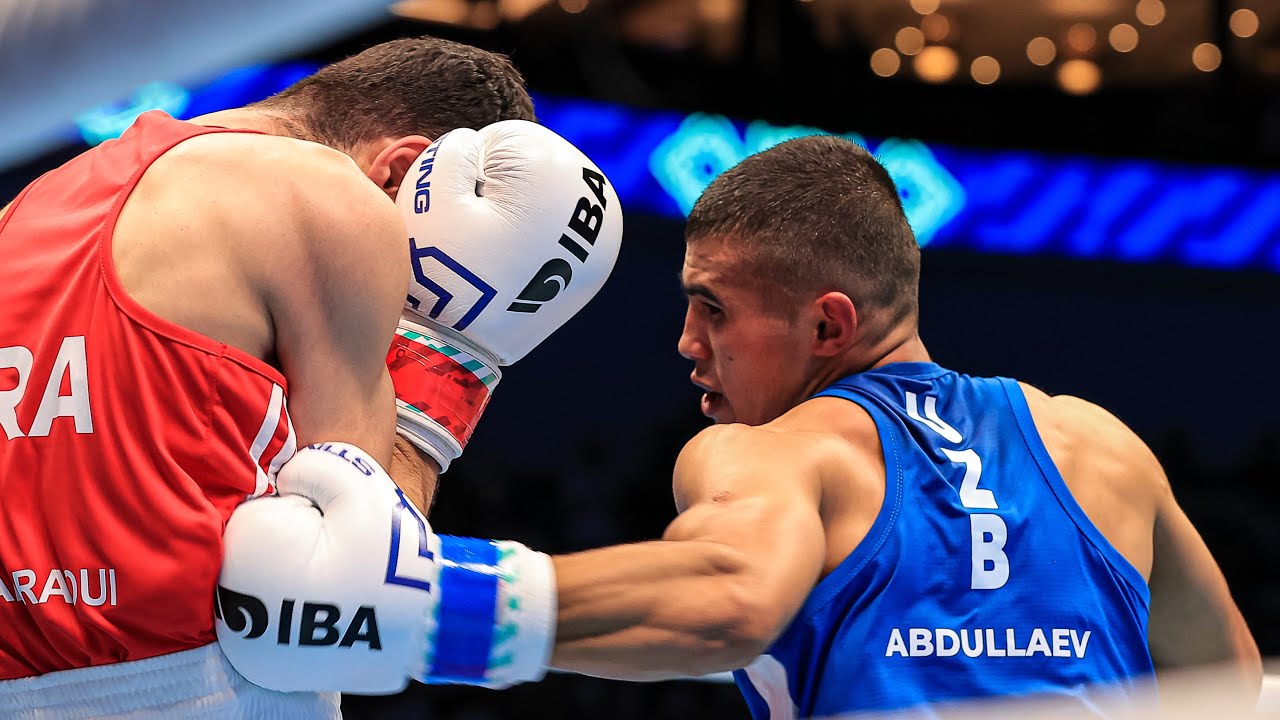 Ruslan Abdullaev (UZB) vs. Lounès Hamraoui (FRA) IBA World Boxing Championships 2023 QF's (63kg)