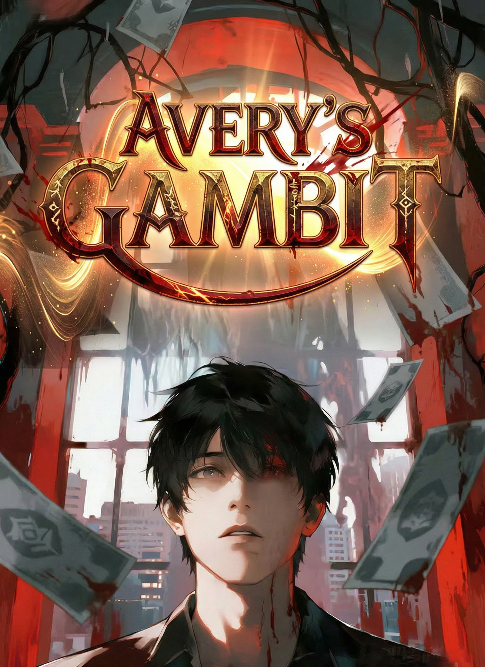 Avery’s Gambit poster - similar to After Rebirth My Whole Family Can Hear My Thoughts