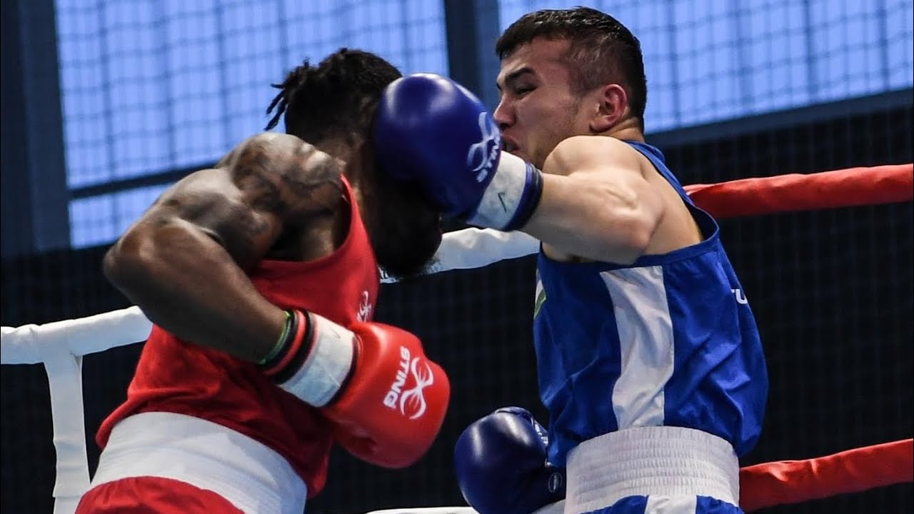 Mujibillo Tursunov (UZB) vs. Cameron McKay (ENG) Boxam Tournament 2024 SF's (63kg) backdrop