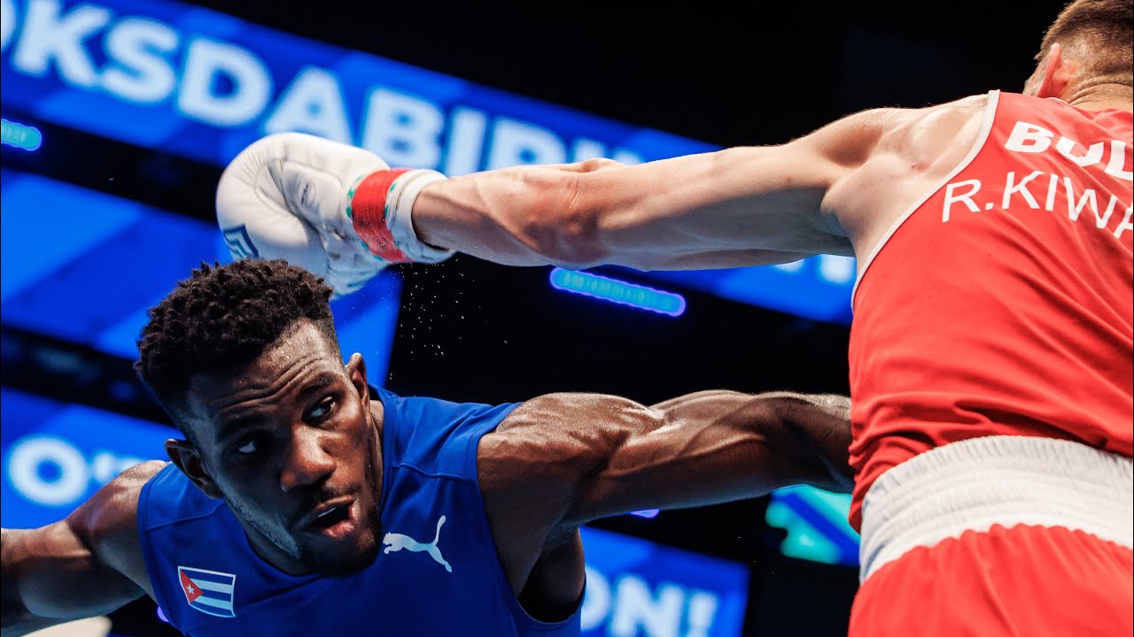 Yoenlis Hernández (CUB) vs. Rami Kiwan (BUL) IBA World Boxing Championships 2023 QF's (75kg) background