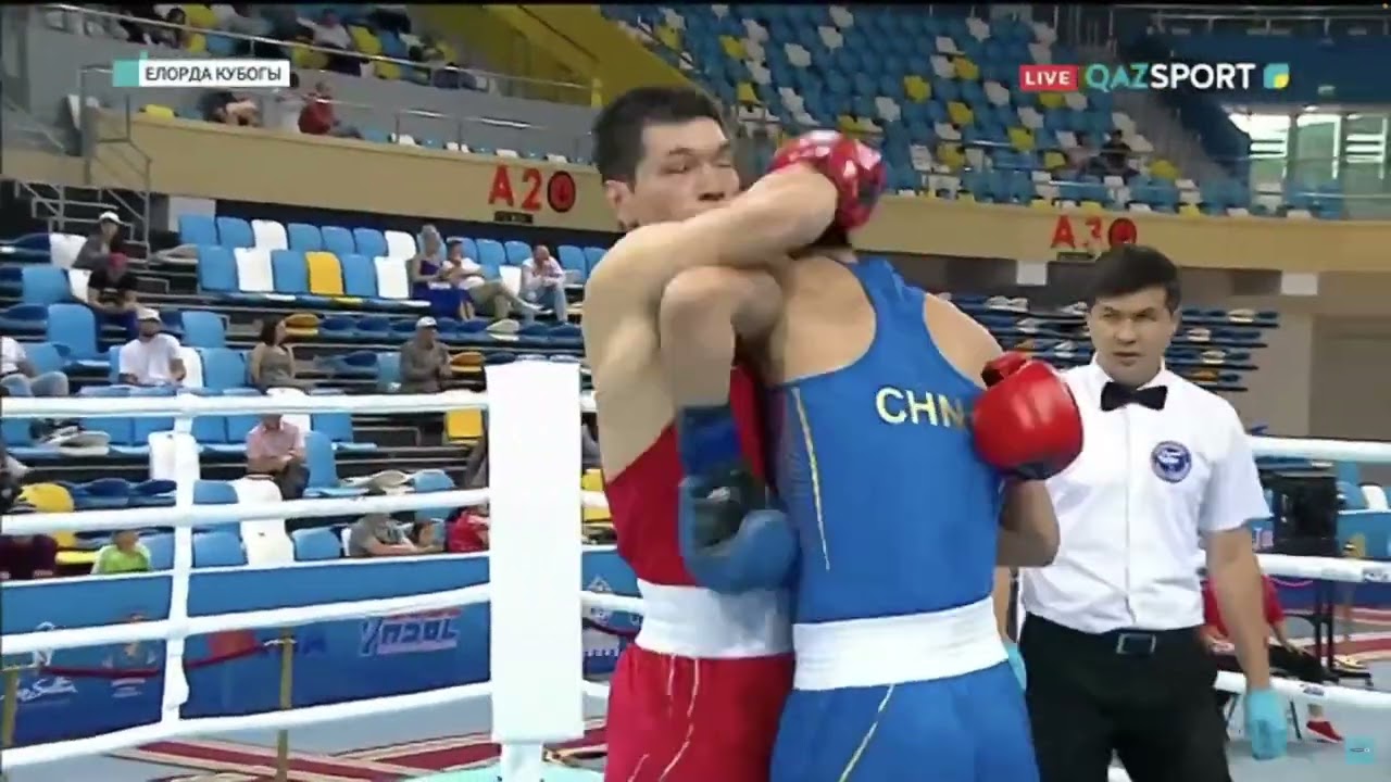 Nurbek Oralbay (KAZ) vs. Tuohetaerbieke Tanglatihan (CHN) Elorda Cup 2022 Final (80kg) background