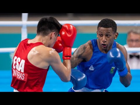 Yuri Falcão (BRA) vs. Samuel Contreras (ESA) Pan American Games 2023 QF's (63kg) background
