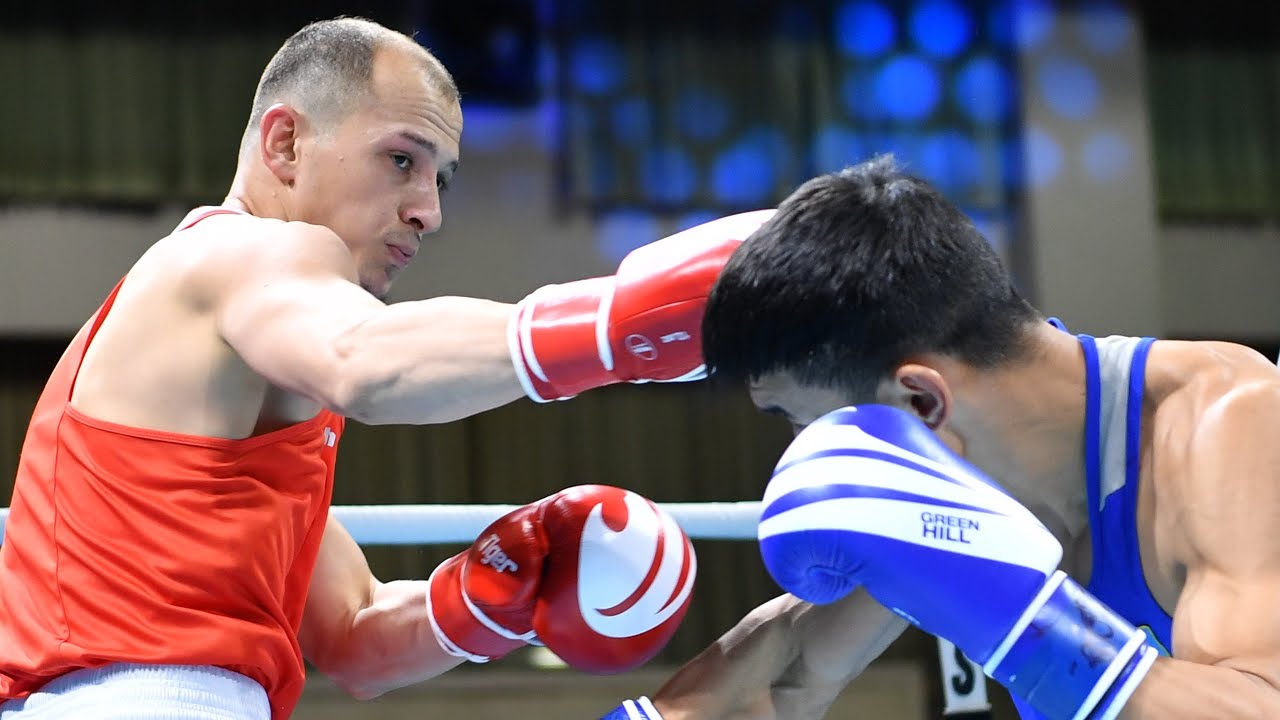 Ablaikhan Zhussupov (KAZ) vs. Shokhobzhon Shukurov (TJK) Asian Boxing Championships 2024 SF's (71kg) backdrop