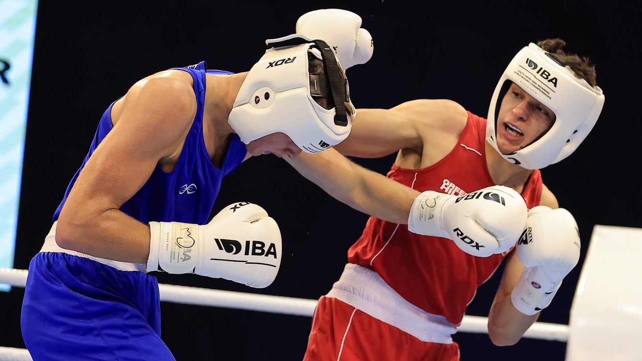 Shay O'Dowd (IRL) vs. Ángel Rivera (PUR) IBA Youth World Championships 2024 (86kg) background