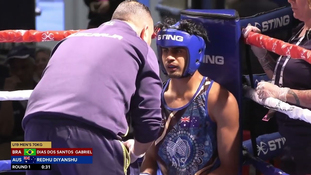 Gabriel Dias (BRA) vs. Diyanshu Redhu (AUS) World Boxing U19 Championships 2024 SF's (70kg)