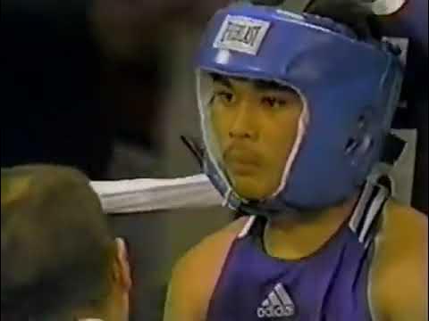 Brian Viloria (USA) vs. Maikro Romero (CUB) World Amateur Boxing Championships 1999 Final (48kg) backdrop