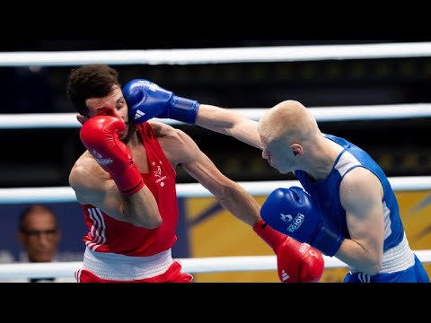 Sofiane Oumiha (FRA) vs. Aljaž Šircelj (SLO) European Games 2023 (63kg) backdrop