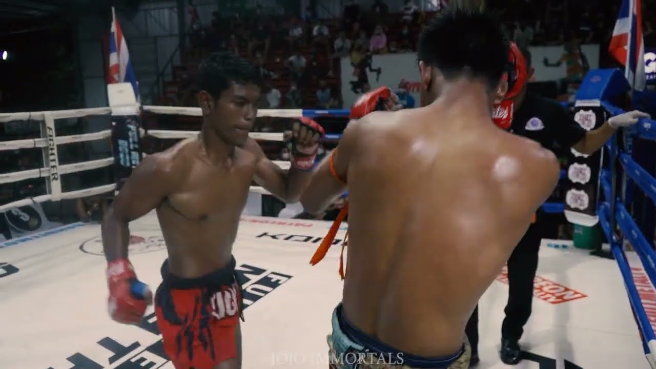 กรรมการยุติ นักมวยไทยโดนเตะจนแขนหัก Kengphet sitphetsila vs Dekwut kor sakunkeaw ยกที่4