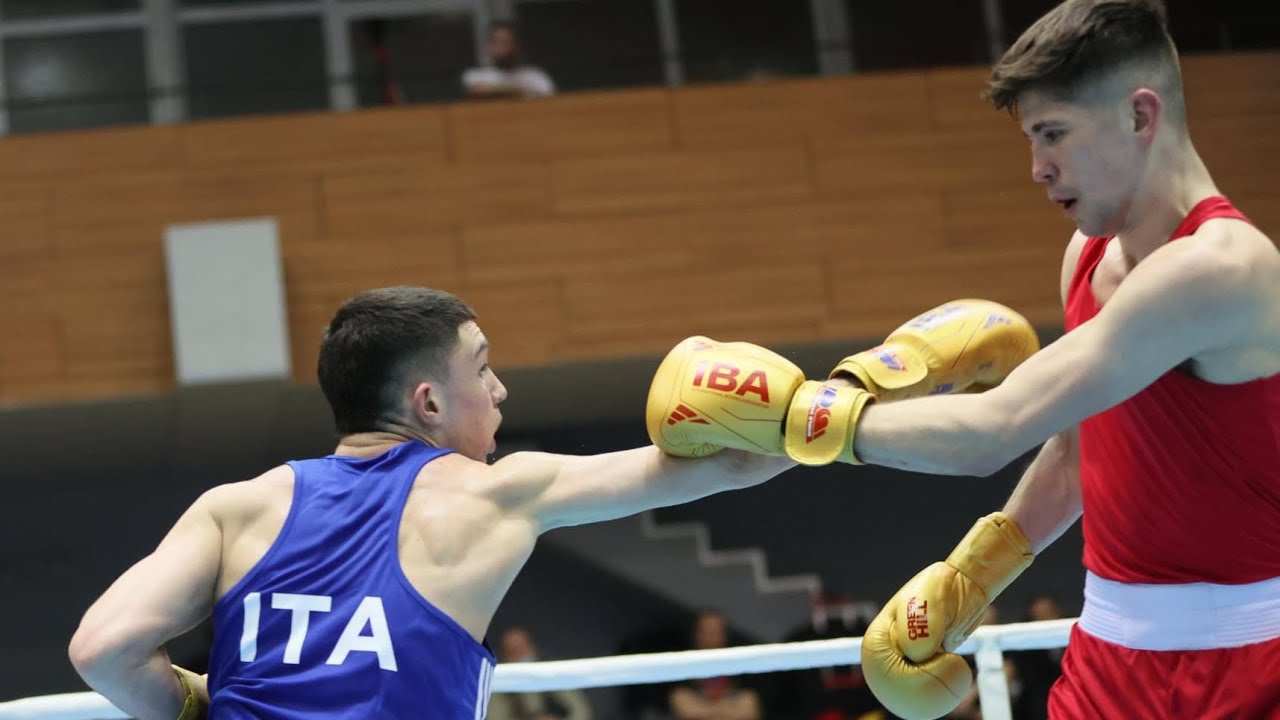 Harvey Lambert (ENG) vs. Gianluigi Malanga (ITA) Strandja Tournament 2022 (67kg) backdrop