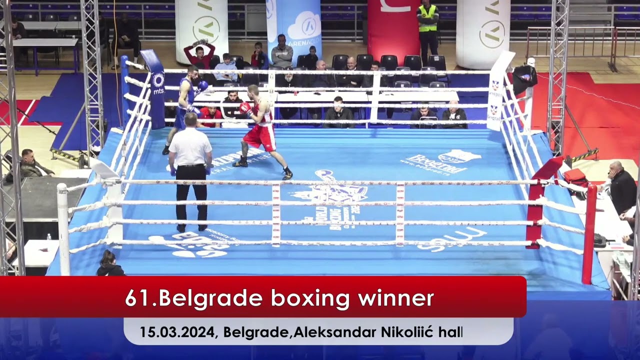 Eduard Savvin (RUS) vs. Lounès Hamraoui (FRA) Belgrade Winner Tournament 2024 SF's (57kg) backdrop