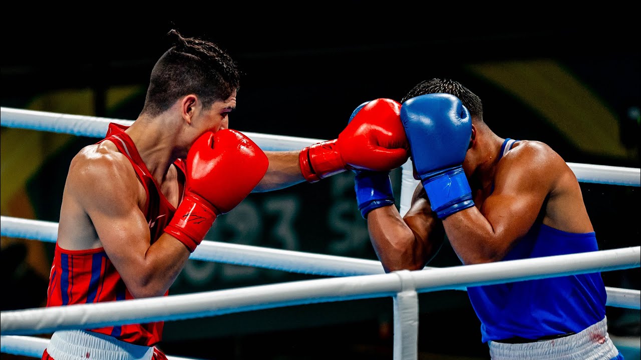 Emilio Garcia (USA) vs. Jesús Cova (VEN) Pan American Games 2023 (63kg) background