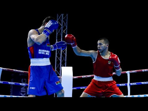 Radoslav Rosenov (BUL) vs. Artur Tuniyeu (BLR) European Boxing Championships 2024 QF's (60kg) background