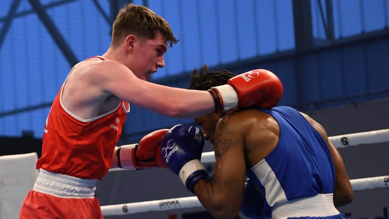 John Paul Hale (IRL) vs. Donnel Philip (TTO) Boxam Tournament 2024 (63kg) background