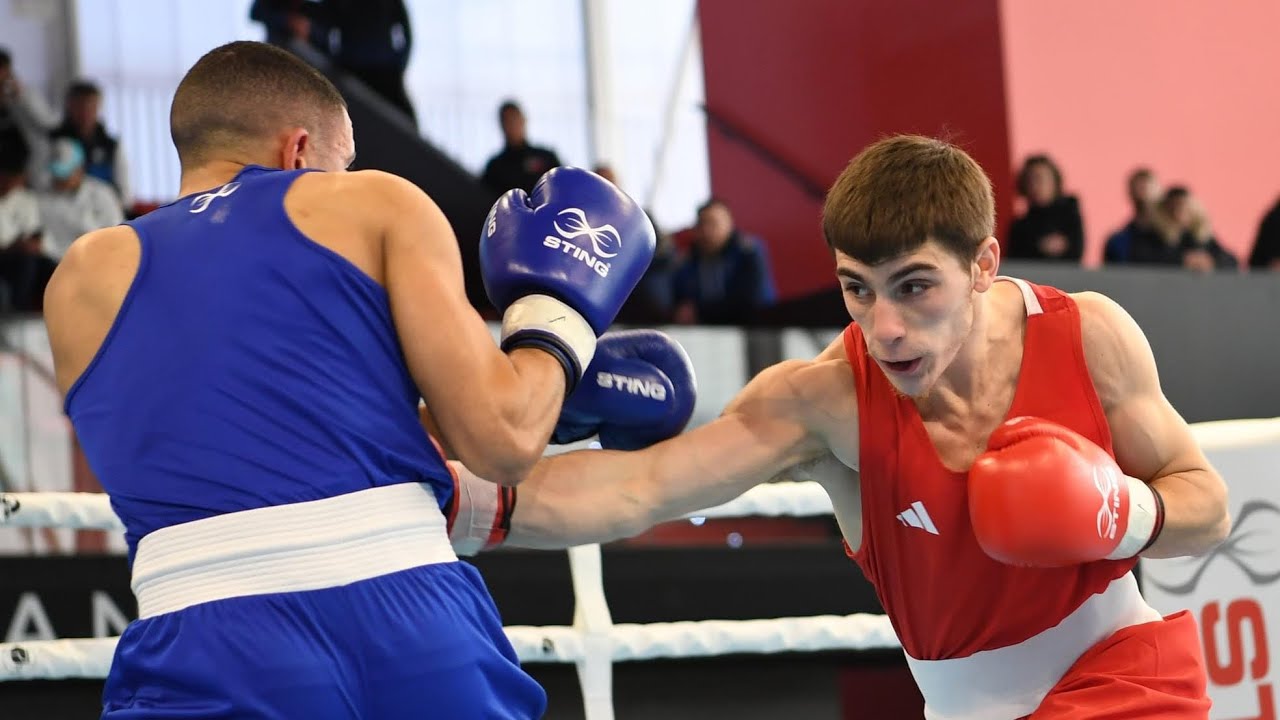 Ellis Trowbridge (ENG) vs. Michele Baldassi (ITA) Boxam Tournament 2024 (57kg) background