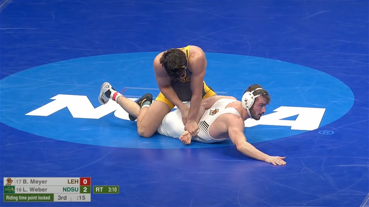 165lbs Luke Weber (North Dakota State) dec Brian Meyer (Lehigh)