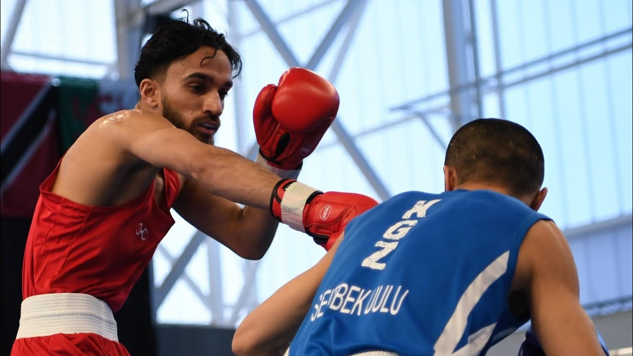 Isa Akram (SCO) vs. Munarbek Seiitbek Uulu (KGZ) Boxam Tournament 2024 SF's (60kg) backdrop