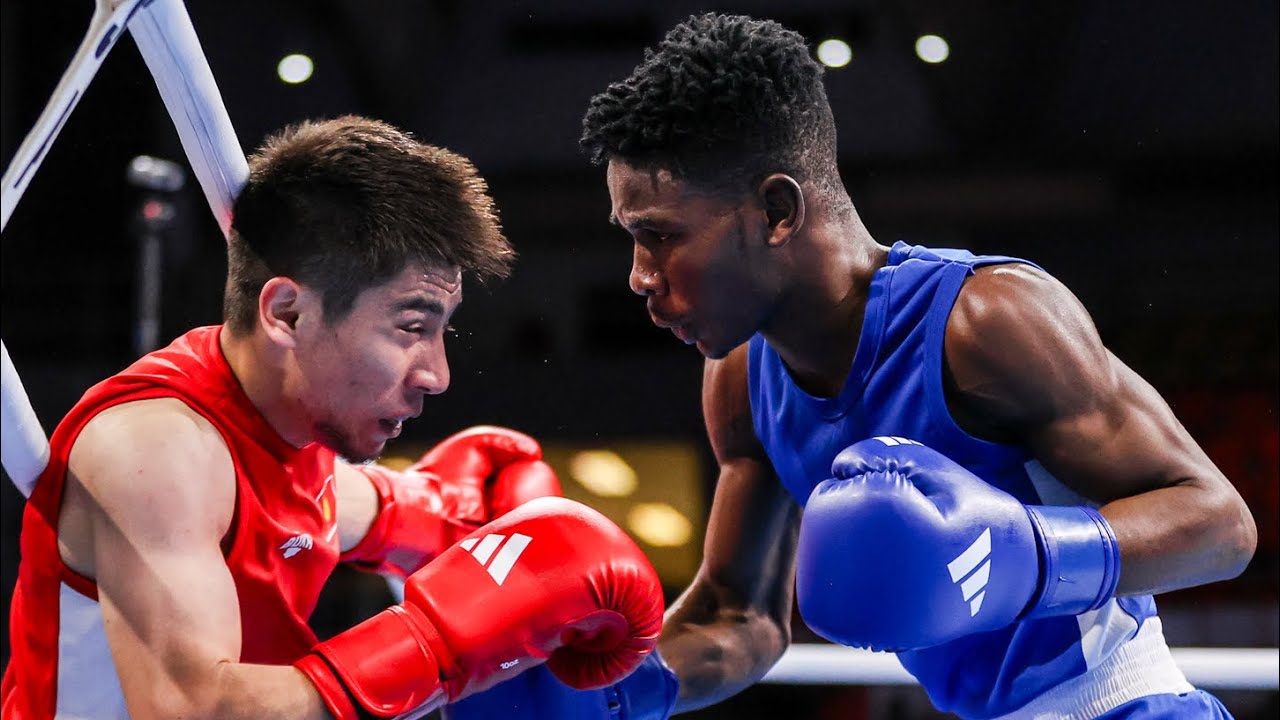 Theophilus Allotey (GHA) vs. Anvarzhan Khodzhiev (KGZ) World Olympic Qualifiers 2024 (51kg)