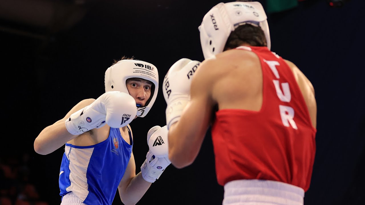 Aleksei Gukov (RUS) vs. Alperen Yilmaz (TUR) IBA Youth World Championships 2024 SF's (71kg) background