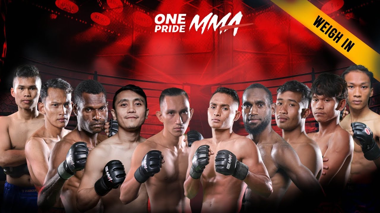 TIMBANG ULANG! MASIH OVER ?APAKAH AKAN TETAP TANDING? || WEIGH IN ONE PRIDE MMA background