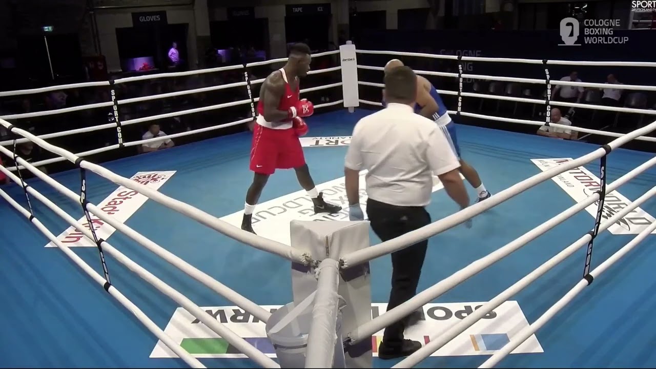 Nelvie Tiafack (GER) vs. Djamili-Dini Aboudou (FRA) Cologne World Cup 2022 QF's (92+kg) background