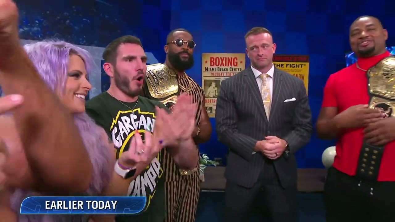 Nick Aldis announces that the MCMG will face The Wyatt Sicks | SmackDown June 13, 2025 backdrop
