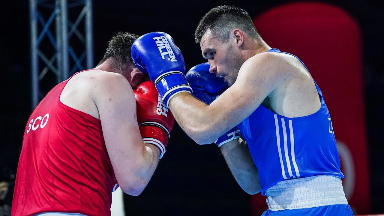 Connal McDonald (SCO) vs. Andrei Zaplitnii (MDA) European Boxing Championships 2024 (92kg)
