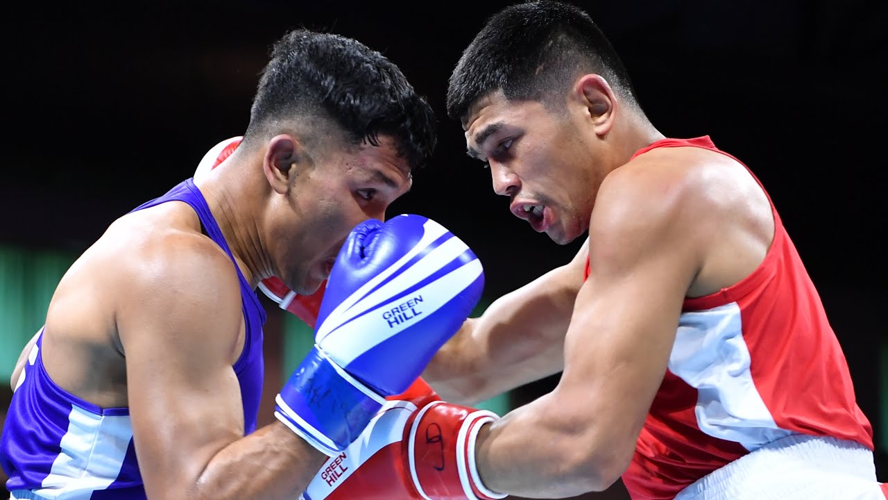 Khavasbek Asadullaev (UZB) vs. Bin Che Azmi Mohd Aswan (MAS) Asian Boxing Championships 2024 (71kg) backdrop