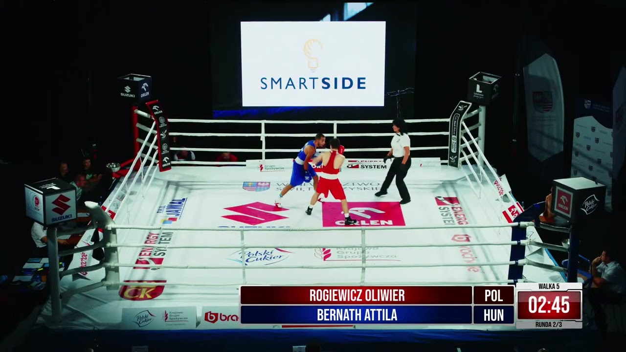Attila Bernáth (HUN) vs. Oliwier Rogiewicz (POL) Feliks Stamm Tournament 2024 Final (54kg) background