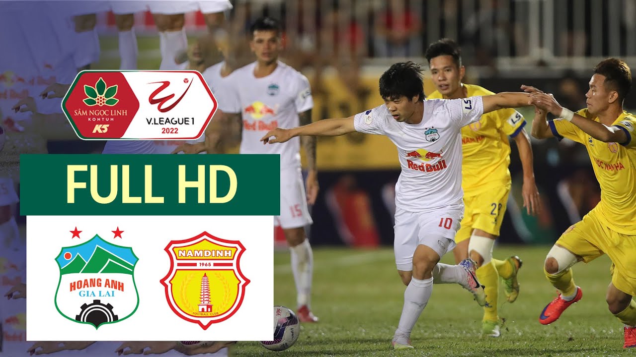 🔴FULL HD: HAGL - NAM ĐỊNH l Bản lĩnh của thầy trò HLV Kiatisak được thể hiện - replay background