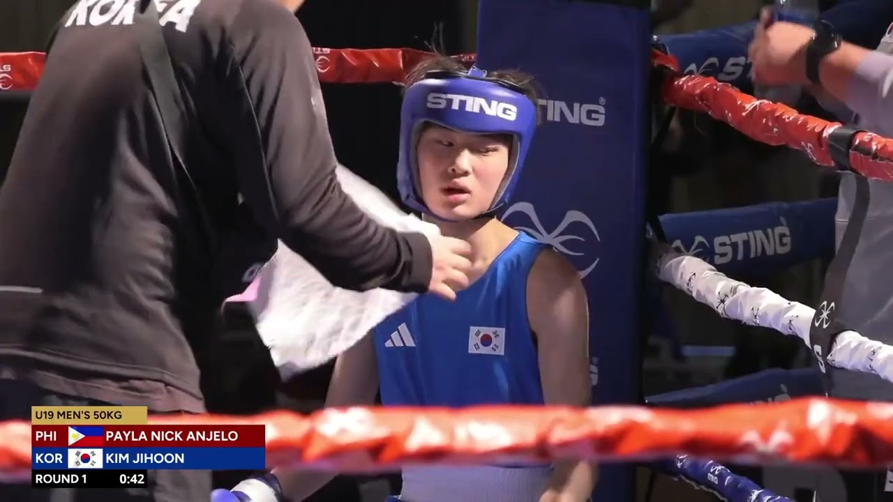 Nick Anjelo Payla (PHI) vs. Kim Ji-Hoon (KOR) World Boxing U19 Championships 2024 (50kg)