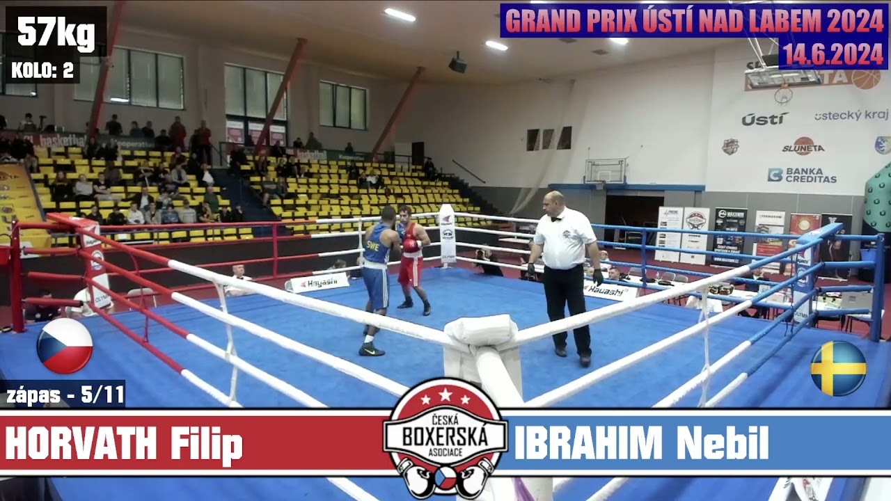 Nebil Ibrahim (SWE) vs. Filip Horváth (CZE) Grand Prix Ústí nad Labem 2024 SF's (57kg)
