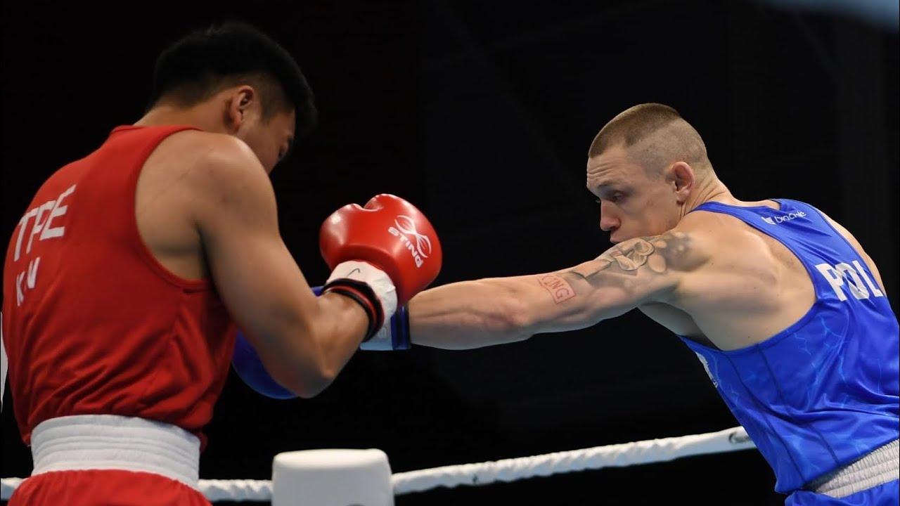 Kan Chia-Wei (TPE) vs. Michał Jarliński (POL) Boxam Tournament 2024 Final (75kg) background