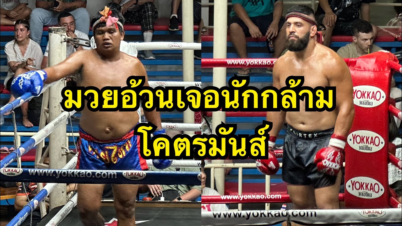 นักมวยอ้วนอยากดวลนักมวยรัสเซียโดนต่อยน๊อคยก1 Suxrob PhuketSingha Muaythai vs ศักดิ์ชัย จ่าเอกรัษฎา background