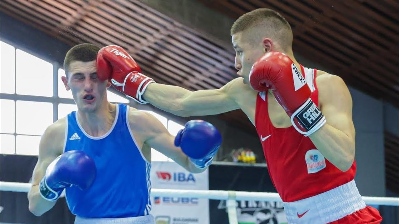 Orazbek Assylkulov (KAZ) vs. Vladyslav Stas (UKR) Strandja Tournament 2024 (57kg) background