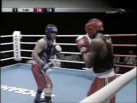Erislandy Lara (CUB) vs. Bakhyt Sarsekbayev (KAZ) AIBA World Cup 2005 SF's (69kg) backdrop