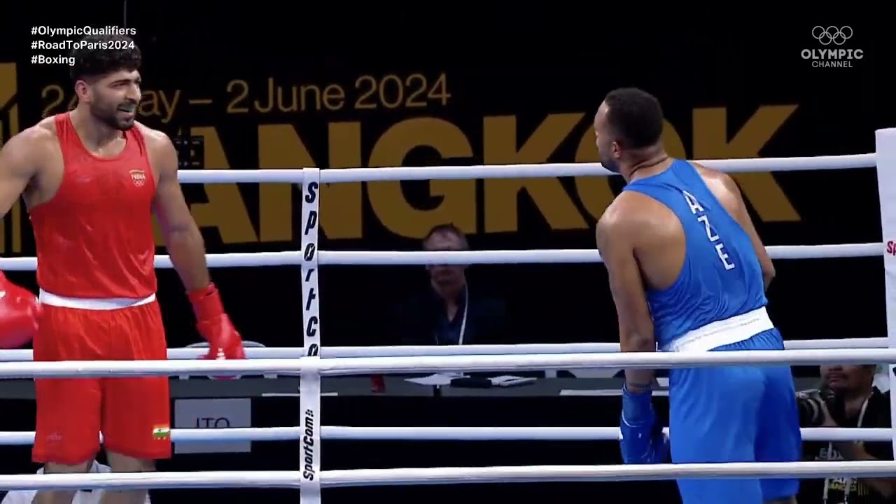 Loren Alfonso (AZE) vs. Sanjeet Kumar (IND) World Olympic Qualifiers 2024 QF's (92kg)