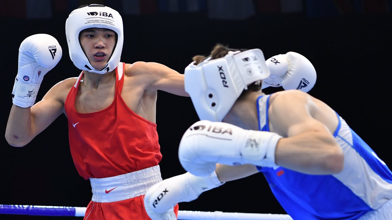 Oner Seilkhan (KAZ) vs. Aleksei Gukov (RUS) IBA Youth World Championships 2024 Final (71kg) backdrop