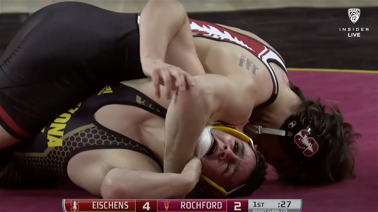 174lbs Tyler Eischens (Stanford) fall Ryan Rochford (Arizona State)