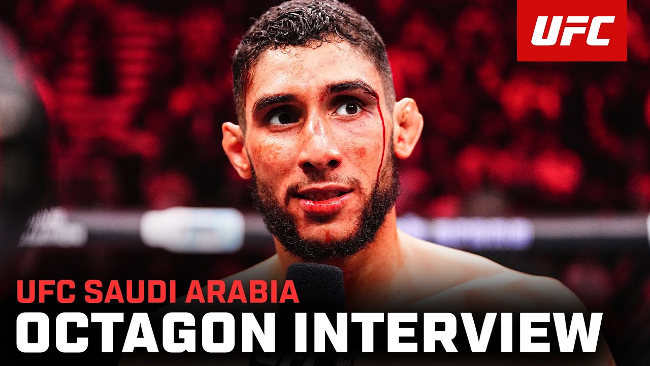 Farés Ziam Octagon Interview | UFC Saudi Arabia background