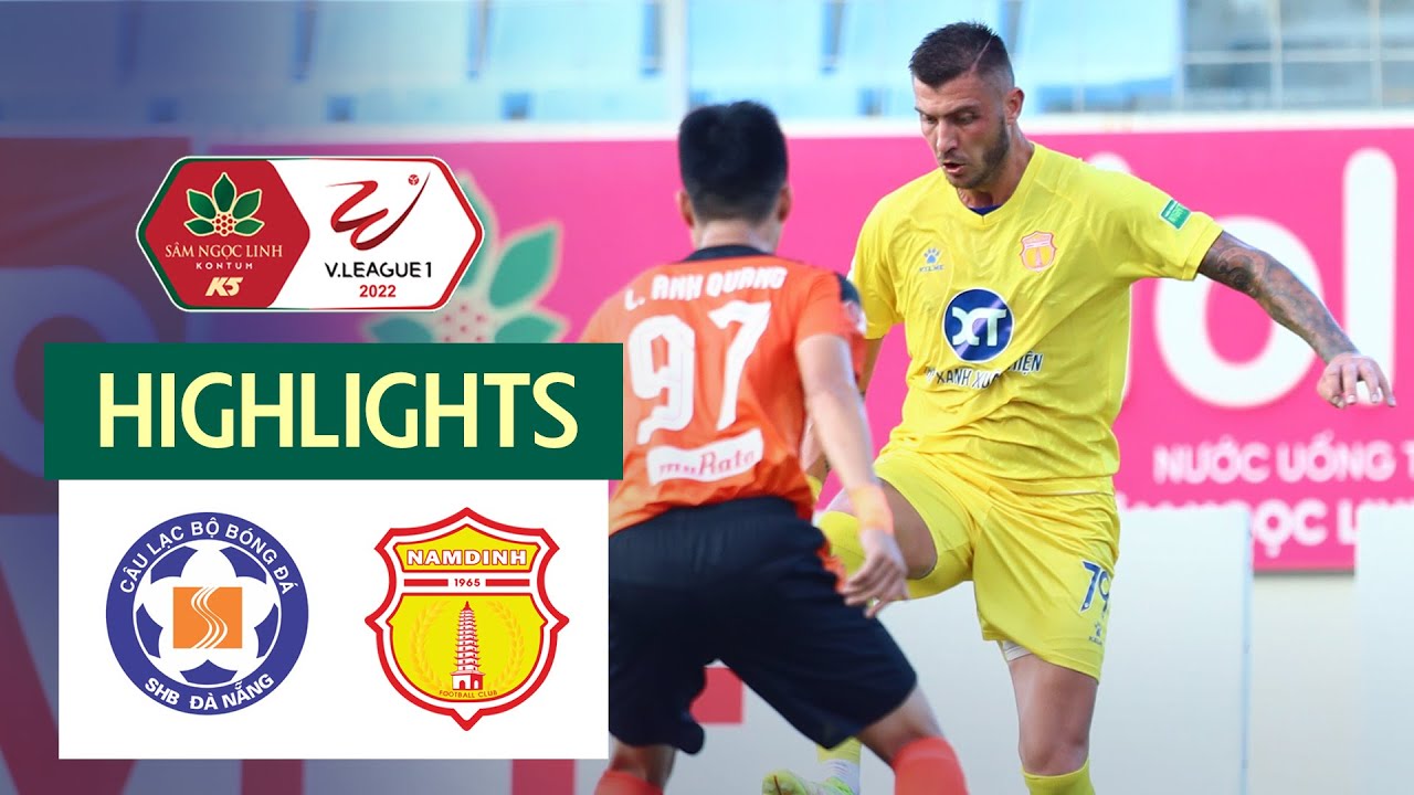 Highlights SHB Đà Nẵng - Nam Định l Kịch Tính Bàn Thắng Những Phút Cuối Trận background