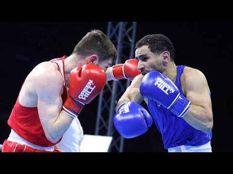 Eskerkhan Madiev (GEO) vs. Sarkhan Aliyev (AZE) European Boxing Championships 2024 QF's (71kg)