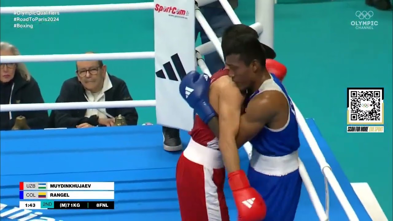 Asadkhuja Muydinkhujaev (UZB) vs. Alexander Rangel (COL) World Olympic Qualifiers 2024 (71kg)
