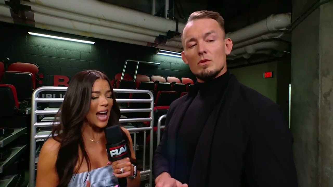 Bron Breakker destroys Jey Uso at Backstage: Raw, May. 12, 2025 background