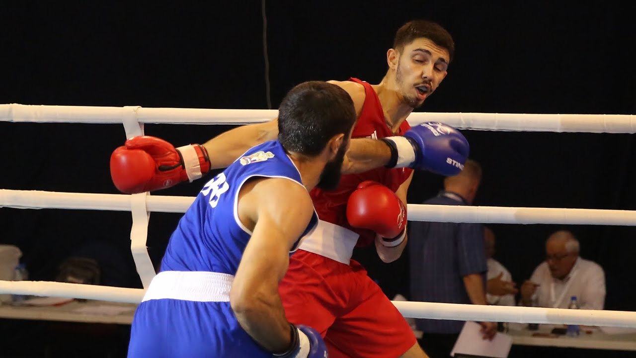 Gianluigi Malanga (ITA) vs. Vakhid Abbasov (SRB) EUBC Cup 2023 (67kg) background