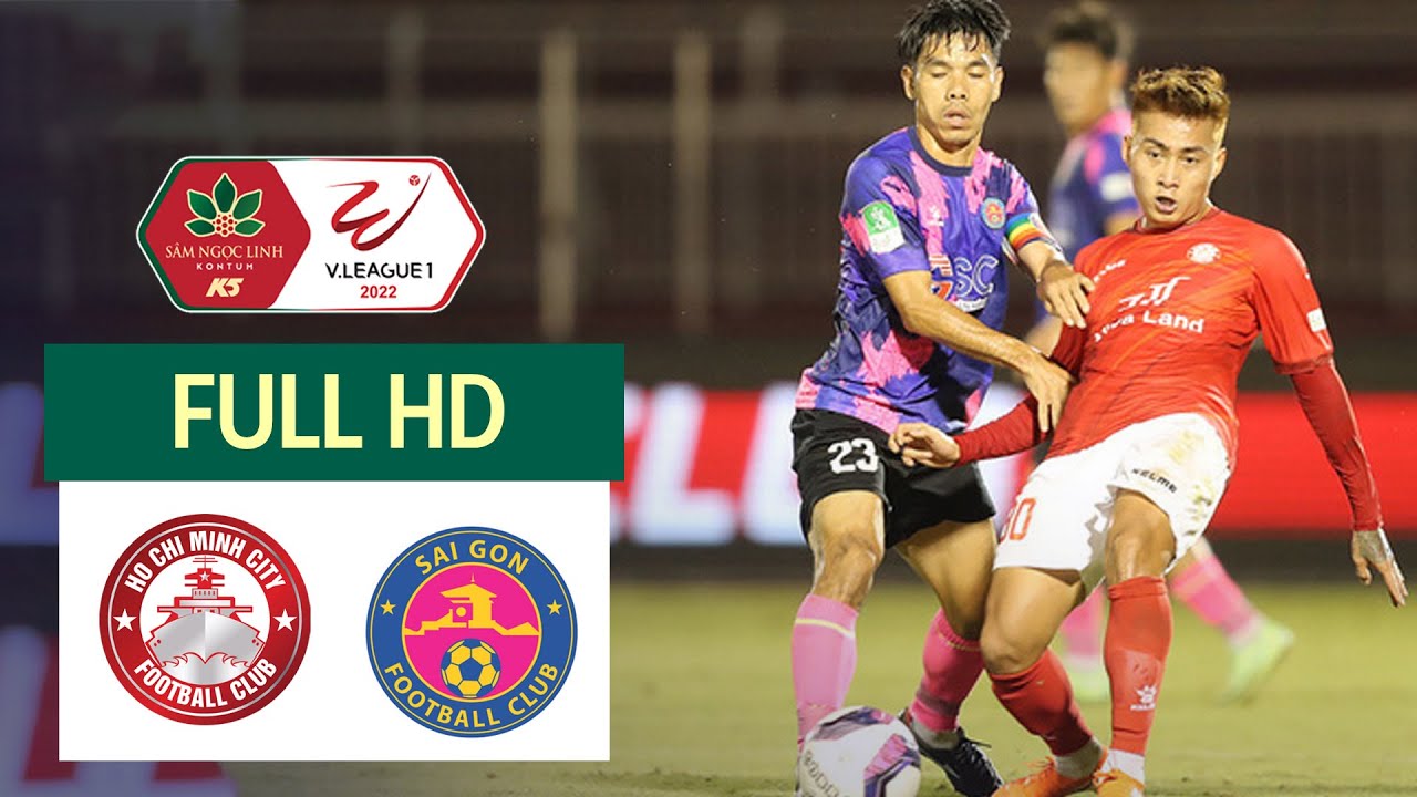 🔴FULL HD: TP. Hồ Chí Minh - Sài Gòn FC l Trận Derby nóng bỏng bậc nhất - replay backdrop