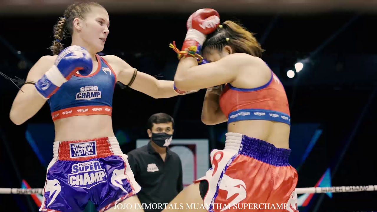 Muay Thai Super Champ Smila sundell fairtax vs Fahseethong ฟ้าสีทอง ศิษย์ซ้ออึ่ง VS สมิลลา ซันเดลล์